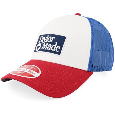 Taylor Made - Wit trucker Cap - "TM26 Ls Radar Red White Blue Trucker " @ Hatstore