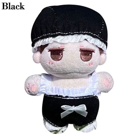 Nye søte klær 15cm dukkepyjamas SVART