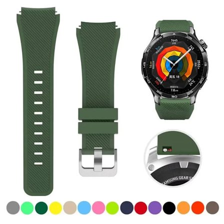 22mm Silikonarmband kompatibelt med Huawei Watch GT5 4/3/GT5 Pro 46mm Amazfit GTR 47mm Mjukt Armbandsbälte kompatibelt med Amazfit Pace Stratos 2 2s 