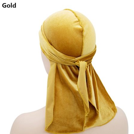 1st Durags Kepsar Bandana Hat GULD