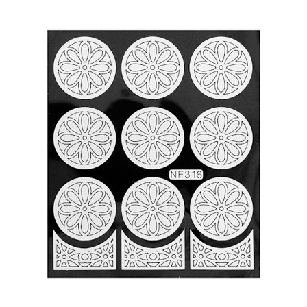 Negledekoration - Skabelon til maling - NF316