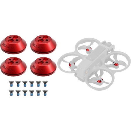 Aluminium Motorbeskyttelsesdeksel for DJI AVATA 2 RC Drone Tilbehør Støvtett Beskyttende Motor Deksel Beskyttelse Reservedeler Aluminium Legering