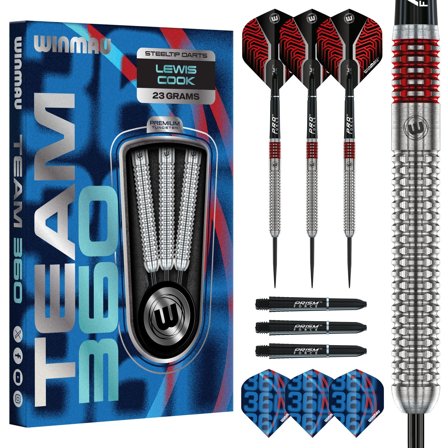 Lewis Cook 90% Tungsten Signature Darts 23g | Red Dragon Darts