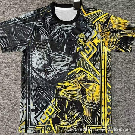 Kauden 2024–2025 Real Madrid Club jalkapallopaita, kannattajaversio, keltainen maalivahtipaita