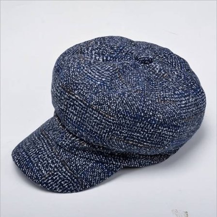 Snygg damberet, åttakantig hatt, höst vinter fritid