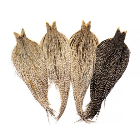 Whiting Heritage Hackle Cape - Grizzly Variant