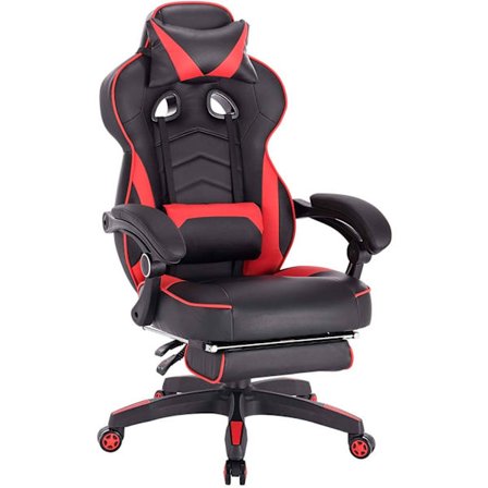 Rootz Ultimate Gaming Chair - Kontorstol - Ergonomisk computerstol - Justerbar, holdbar, nem montering - 121cm-128cm x 45cm-52cm