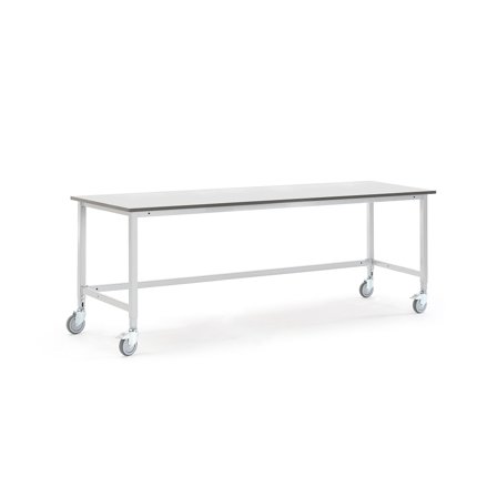 Mobile Werkbank MOTION, 2000 x 800 mm, grau