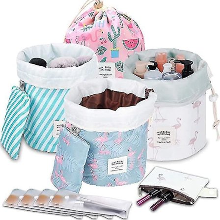 Kosmetikkveske Reise Tønne Sminke Vanntett Stor Kvinner Jenter