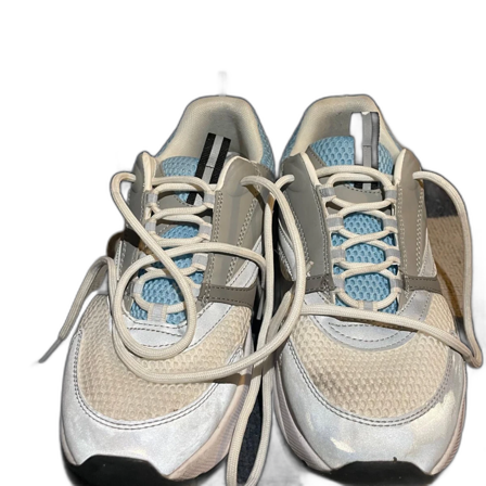 Chunky sneakers i blått och grått