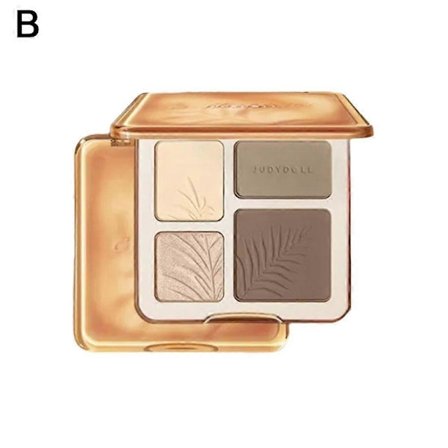 Judydoll Highlighter og Kontur Palette Multi-Purpose Silkeagtig Pudder for Naturlig Definition