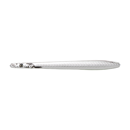 Savage Gear Line Thru Sandeel Nail 12cm 26g Silver Plating