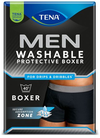 Tena Men vaskbar absorberende boksershorts M 1 stk
