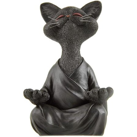 Nyckfull katt Buddha, en gåva till kattälskaren
