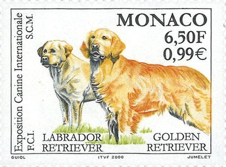 Monaco - Hundeudstilling 2000 - Postfrisk frimærke