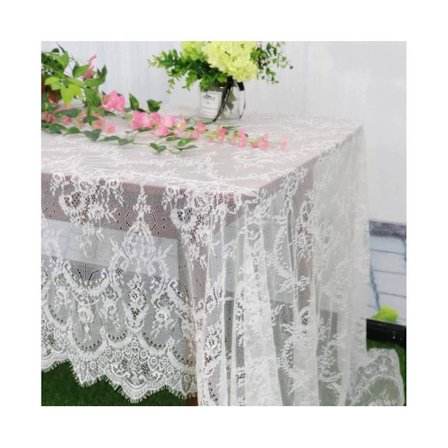 Vintage-Blonde-Duk Liten Blonde Rektangel Duk Blonde Boho Trykk Duk, 150*300cm/59*118in