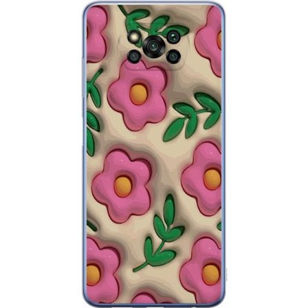 Yhteensopiva Puhelinkuori Xiaomi Xiaomi Poco X3 Pro Poreilevat Kukat