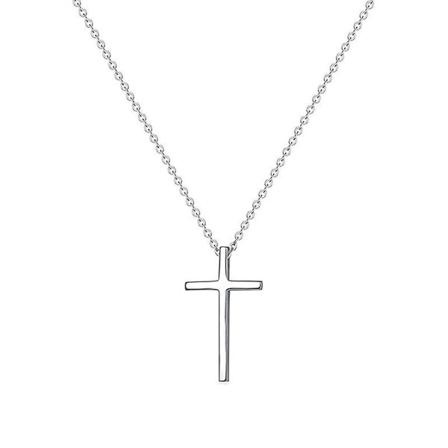 925 Sterling Sølv Small Cross Halskjede Design Sense