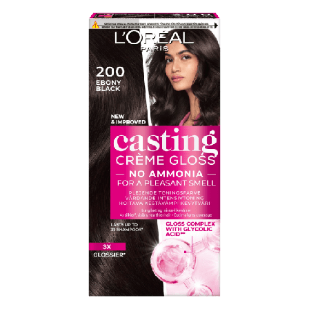 L'Oréal Paris Casting Créme Gloss Hårfärg Dam Svart 160ML