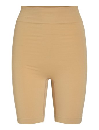 Vimacie Hw Seamless Shorts Bottoms Shorts Cycling Shorts Beige Vila
