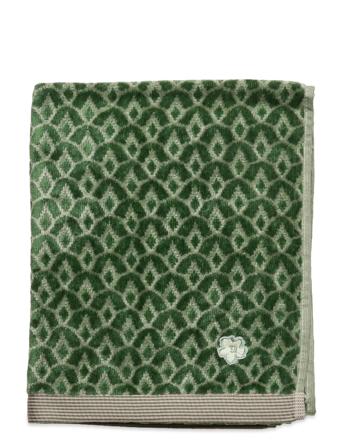 Wave Geo Hand Towel Home Textiles Bathroom Textiles Towels & Bath Towels Grøn Ted Baker