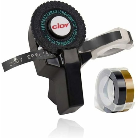 Mini Etikettskriver - Håndholdt DIY-etiketteringsenhet, Kompatibel med flere merker