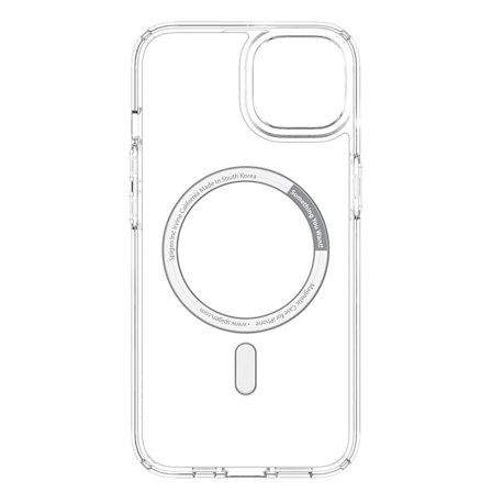 iPhone 15 Plus - Skyddande Magnetiskt Skal Genomskinlig