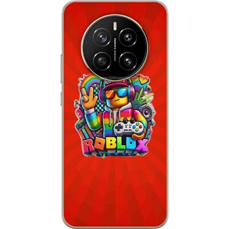 Kompatibel Mobilcover til Honor Honor Magic7 Roblox Gamer Rainbow med farverig figur og spil controller livlig og sjov design for gaming entusiaster