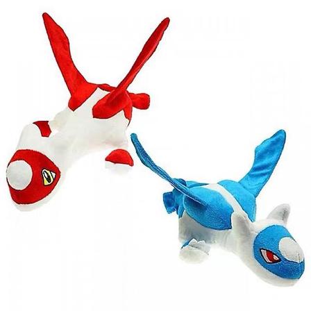 Latias Latios Plyschdocka Plyschleksak Flying Elf Present för barn Red