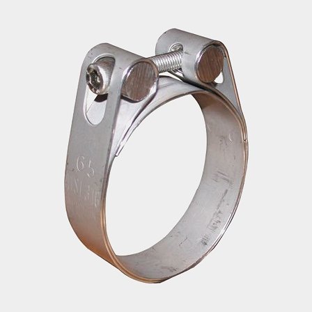 Collier de serrage robuste, acier inoxydable 304, avec vis à six pans, Ø105 - 110 mm, 1 pièce