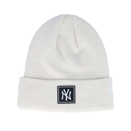 New Era - MLB Beige cuff Beanie - Kids New York Yankees Team Beanie Stone Cuff @ Hatstore