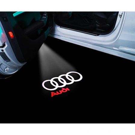 2 stk. egnet for Audi Audi velkomstlys A4LA5A6L omgivelseslys A7A8LQ3Q5Q7 dørlaserprojeksjonsskyggelys, stil 4