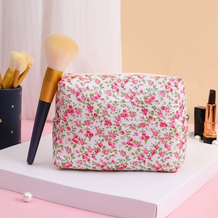 Puffy vattert sminkeveske Stor reisekosmetikkveske 01 01