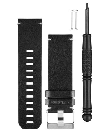 Garmin Leather 24mm Svart