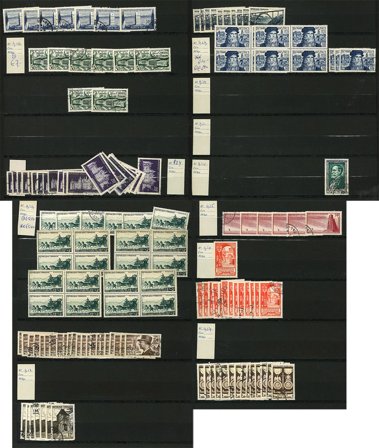 Frankrig - Dublet samling i 1 indstiksbog