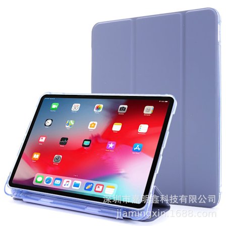 Fodral för iPad 10 2022/ 11 A16 lavendel lila färg baksida airbag transparent