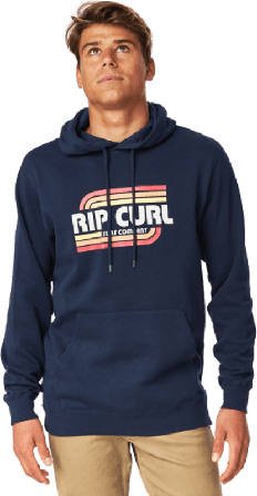 Rip Curl Men's Hey Muma Hood Fleece Men long-sleeved sweaters Blue S