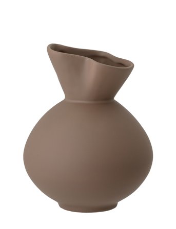 Bloomingville | Nica Vase, Brun, Stentøj | ONE SIZE