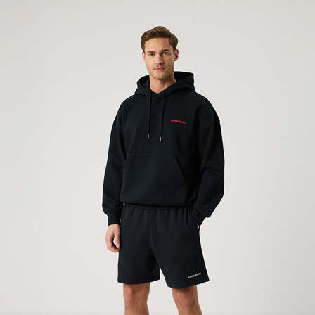 Hoodies Björn Borg Oversized Hoodie Sort - Bodyman.dk