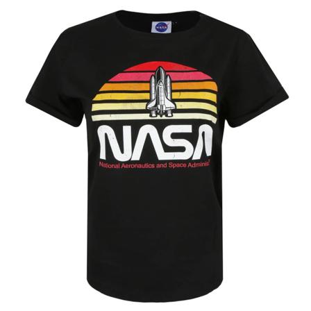 Nasa Sunset T-shirt Dam/dam Xl Svart