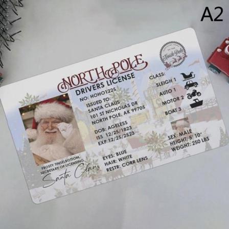 Kort Jultomten Flygkort Julaftons Körkort C