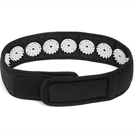 Akupunktur Massasje Hodebånd Hode Akupunktur Wraps Belte SVART