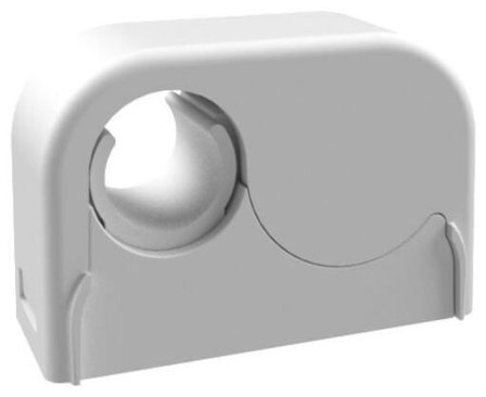 Purus Clip Rörklammer enkel, Ø12/15/16 Vit, Installation