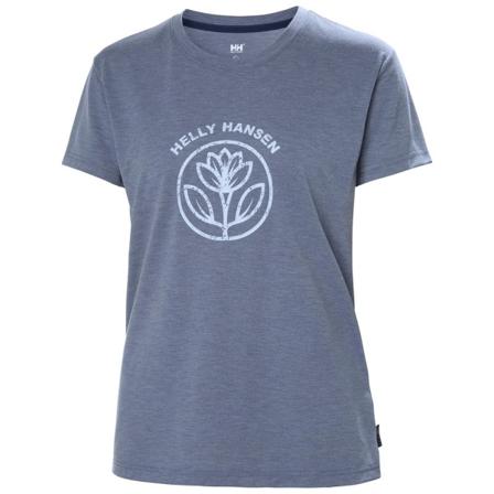 Shirts Helly Hansen W Skog Recycled Graphic Tee Blå 170 - 174 cm/L