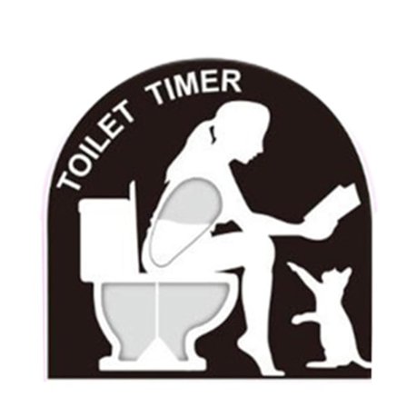 Kreativ toalett timglas timer sand timer plast sandglas timer hantverk present