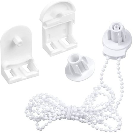 Reservdelar Rullgardin Ersättningsreparationskit 25mm Rullgardinsbeslag Rullgardinskit Gardin Rullgardinstillbehör Med 2m Kulkedja