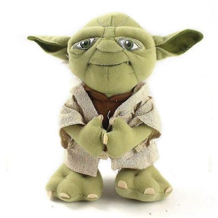 Smart Old Man Yoda Plyslegetøjsdukke 22cm