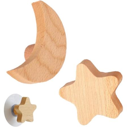 2 stk. Tregkrog, Veggkleskrog, Naturlige Tregkleskroker,