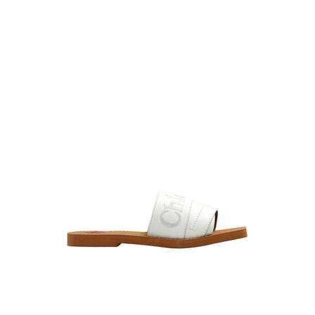 Chloé, Woody slides Wit, Dames, Maat:36 EU