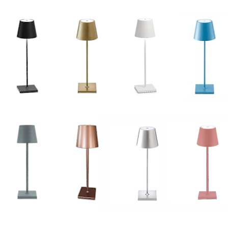 Dimbar Trådløs Bordlampe 3-veis Aluminiums Trådløs Lampe For Lesing